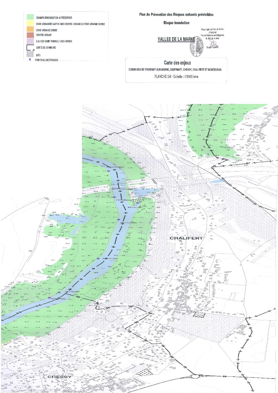 Carte des enjeux