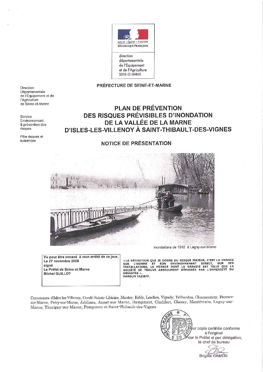 Présentation du PPRI
